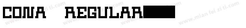 CONA REGULAR字体转换